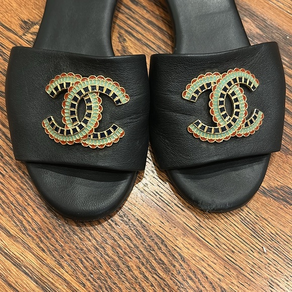 💜Chanel sandal. size 37.5. - Picture 10 of 10